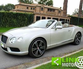 BENTLEY CONTINENTAL GTC GTC V8 4.0 / TAGLIANDI BENTLEY / MULLINER