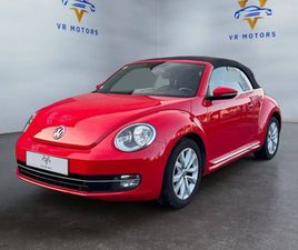 VOLKSWAGEN COCCINELLE CABRIOLET 2.0 TDI 110CH DESIGN ** RADAR DE RECUL / SUIVI COMPLET / TRES BONNE ETAT **