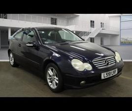 MERCEDES CLASSE C COUPE C 180 2001 MERCEDES-BENZ C CLASS C180 3DR AUTO COUPE PETROL AUTOMATIC