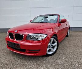 BMW 118I CABRIO*TEILLEDER*TEMPOMAT*SEHR GEPFLEGT*