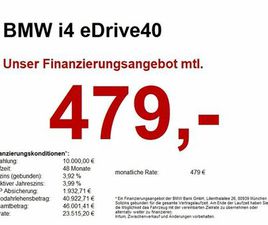 BMW I4 EDRIVE40 M SPORT LASER/HK/360/K-ZUG/MEMO/LHZ