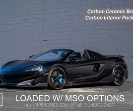 2020 MCLAREN 600LT SPIDER CONVERTIBLE 2D