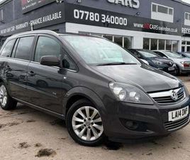2014 VAUXHALL ZAFIRA 1.7 CDTI ECOFLEX DESIGN EURO 5 5DR (SNAV) MPV DIESEL MANUAL