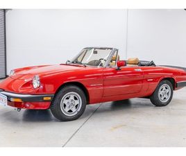 NO RESERVE: 1986 ALFA ROMEO SPIDER VELOCE