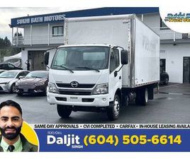 2019 HINO 195 20’ DRY BOX + POWER TUCKAWAY TAILGATE