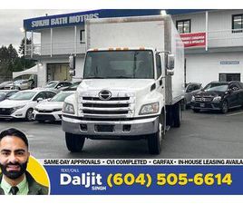 2020 HINO 338 26’ BOX + LIFTGATE + HYDRAULIC BRAKE