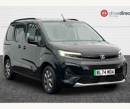 VAUXHALL COMBO 52KWH ULTIMATE AUTO 5DR (7.4KW CHARGER)