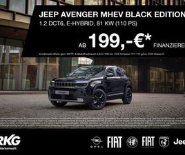 JEEP AVENGER BLACK-EDITION E-HYBRID,WINTERPAKET, GANZ