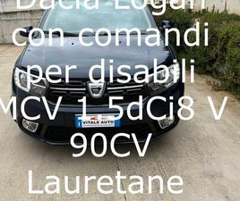 DACIA LOGAN COMANDI PER DISABILI.MCV 1.5DCI8 V 90C