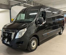 NISSAN NV400 VAN 2.3DCI 150 E6D-FULL L3H2 M/T 3.5T FWD BLIND FD BLIND SSD ACENTA - / WEBASTO / VETOKOUKKU / P-KAMERA / VAKKARI / AVAIMETON KULKU / BLUETOOTH / Y