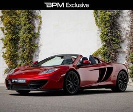 MC LAREN MP4-12C SPIDER OCCASION MCLAREN MP4 12C SPIDER 3.8 V8 BITURBO 625CH REF 6965