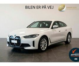 BMW I4 EDRIVE 40 BMW I4 EDRIVE40 GRAN COUPÉ EL 340HK 5D AUT. - 309.900 KR