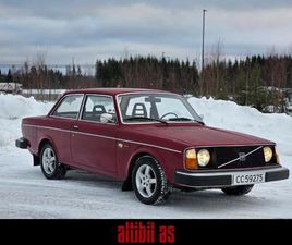VOLVO 242 GT LUXE NORSK-SOLGT/LAV KM/ENTUSIASTBIL
