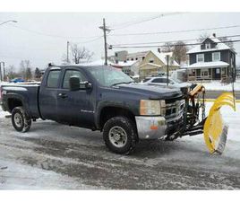 2009 CHEVY SILVERADO 2500 4X4 WITH FISHER PLOW 7.5