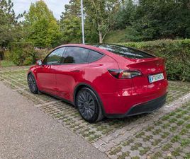 MODEL Y ROT, FAHRWERKSTUNING, TIEFERGELEGT, ALLRAD LONG RANGE