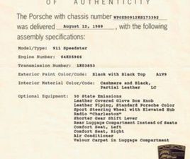 PORSCHE 911 SPEEDSTER PORSCHE 911 SPEEDSTER WTL - TOPZUST. - H-KZ. -GARANTIE