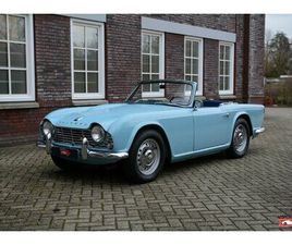 TRIUMPH TR4 1963 TRIUMPH TR4 - LOVELY FRAME UP RESTORED EXAMPLE. PRESENTS EXCEPTIONALLY WELL! MATCHING NR. AND COLOURS 'POWDER BLUE'