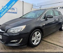VAUXHALL ASTRA 1.7 CDTI ECOFLEX SRI HATCHBACK 5DR DIESEL MANUAL EURO 5 (START/STOP) (110 PS)
