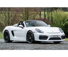2016 PORSCHE BOXSTER SPYDER 718 VENTE AUX ENCHÈRES