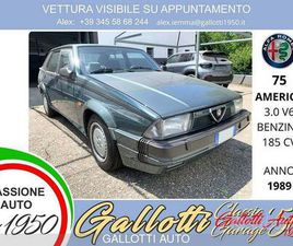 ALFA ROMEO 75 3.0I V6 AMERICA