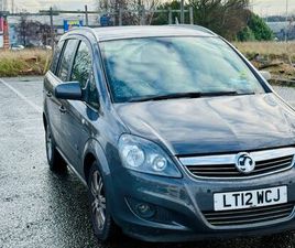 VAUXHALL, ZAFIRA, MPV, 2012, MANUAL, 1598 (CC), 5 DOORS