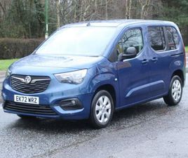 2022 VAUXHALL COMBO LIFE 1.5 TURBO D SE MPV 5DR DIESEL MANUAL 6SPD EURO 6 (START/STOP)