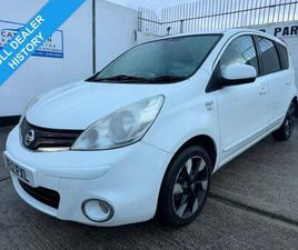 2012 12 NISSAN NOTE 1.4 16V N-TEC+ HATCHBACK 5DR PETROL MANUAL EURO 5 (88 PS)