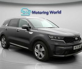 KIA SORENTO 1.6 H T-GDI 3 SUV 5DR PETROL HYBRID AUTO AWD EURO 6 (START/STOP) (226 BHP)
