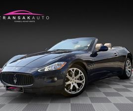 MASERATI GRANCABRIO 4.7 V8 440 A / CARTE GRISE FR PAS DE MALUS / 12.000E DE FACTURES 2025 RIEN À PRÉVOIR