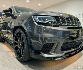 JEEP GRAND CHEROKEE 6.2 V8 HEMI SUPERCHARGED TRACKHAWK BVA8 GRANITE CRYSTAL / SANS ACCIDENT / HISTORIQUE COMPLET /GARANTIE COMPLÈTE PENDANT 12 MOIS