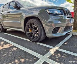 JEEP TRACKHAWK 707 CH. TEINTE STING GRAY RARE FULL OPTIONS V8 SUPERCHARGED E85 PERFORMANCES DE SUPERCAR, CONFORT PREMIUM, SON V8 EXCEPTIONNEL