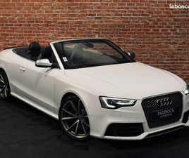 AUDI RS5 CABRIOLET 4.2 V8 450CV QUATTRO - SIEGES ELECTRIQUE CHAUFFANT - CARBONE - CAMERA - IMMAT FR