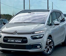 CITROËN GRAND C4 SPACETOURER 130CH SHINE/7 PLACES /DISTRIBITION RÉCENTE/CARNET A JOUR/CARPLAY/SIEGES MASSANT CHAUFFANT/ATTELAGE/COFFRE MOTORISÉ/RÉGULATEUR ADAPT