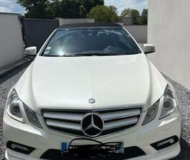 MERCEDES CLASSE E CABRIOLET E 220 MERCEDES CLASSE E 220D CABRIOLET