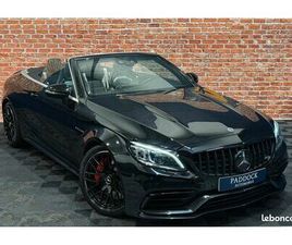 MERCEDES CLASSE C CABRIOLET C 63 S AMG MERCEDES CLASSE C63 S AMG CABRIOLET 4.0L 510CV (C63S) - SIEGES BAQUETS/CHAUFFANTS/VENTILLÉS - BURMESTER - IMMAT FRANCE