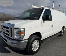 FORD CARGO 2013 FORD E-250 CARGO VAN, LADDER RACK, BINS, 103K MILES