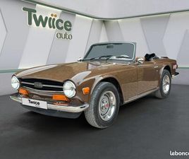 TRIUMPH TR6 1974 - 6 CYLINDRES - 2.5L CHÂSSIS SAIN- GARANTIE 12 MOIS