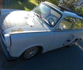 TRABANT 601 TRABI 601 MIT SCHIEBEDACH U. TIEFER GELEGT, EIN BLICKFANG, UNIKAT