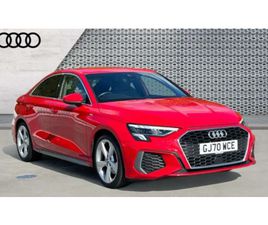AUDI A3 BERLINA 35 TFSI AUDI A3 SALOON 35 TFSI S LINE 4DR S TRONIC SALOON 2020, 41844 MILES, £18980 - 31317774 - EXCHANGEANDMART.CO.UK