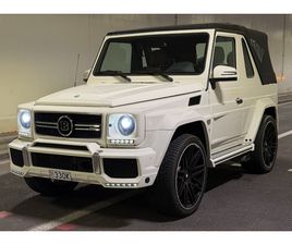MERCEDES CLASSE G CABRIOLET G 500 2013 MERCEDES-BENZ (W463) G500 CABRIOLET - WIDESTAR