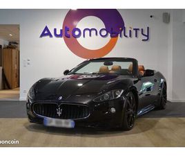 MASERATI GRANCABRIO SPORT V8 4.7L 450CH - TRAITEMENT CÉRAMIQUE - BOSE - RADARS AVANT ET ARRIÈRE