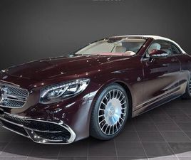 MERCEDES CLASSE S CABRIOLET MAYBACH S 650 MERCEDES-BENZ S 650 CABRIOLET MAYBACH 1 OF 300 SAMMLERSTÜCK!