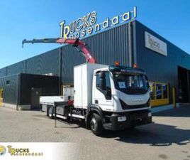 IVECO EUROCARGO 160E25 + HMF 1210K-RC + EURO 6 (BJ 2017) — VRACHTWAGENS — MARKTPLAATS