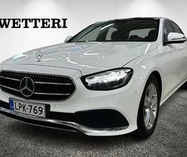 MERCEDES-BENZ E 220 D A BUSINESS AVANTGARDE/SUOMI-AUTO/1-OMISTAJA/WIDESCREEN/PERUUTUSKAMERA/NAVI/MERCEDES ME/VETOKOUKKU/