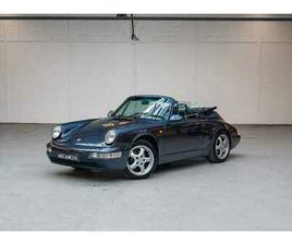 PORSCHE 964 CARRERA 4 CABRIOLET BVM *MARINEBLAU METALLIC /