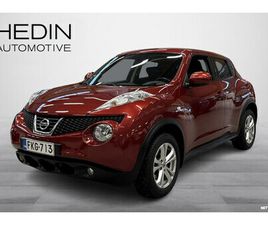 NISSAN JUKE 1,6L ACENTA SPORT PACK CVT AUT // JUURI HUOLLETTU & KATSASTETTU / VETOKOUKKU / NAVIGOINTI / BT-AUDIO