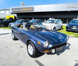 FIAT 124 SPIDER AMERICA ISCRITTA ASI