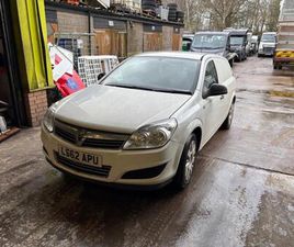 VAUXHALL ASTRAVAN 2012 VAUXHALL ASTRA VAN CLUB 1.7 CDTI 125PS VAN CAR DERIVED VAN DIESEL MANUAL