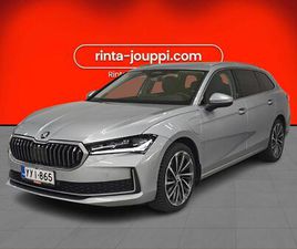 SKODA SUPERB L&K PHEV COMBI - MUKAUTUVA VAKIONOPEUDENSÄÄDIN, ERGO-COMFORT ISTUIMET, MATRIX-LED AJOVALOT, CANTON ÄÄNENTOISTO, MUSTA NAHKAVERHOILU, VETOKOUKKU