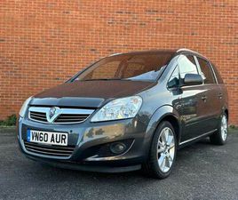 VAUXHALL, ZAFIRA, MPV, 2010, MANUAL, 1910 (CC), 5 DOORS